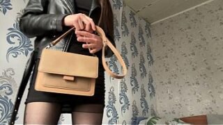 After work Hot teen caresses herself enjoying herself with conversations