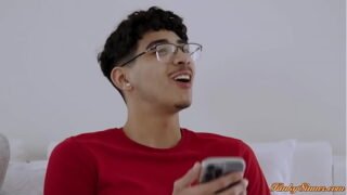 Busty Mature hot babe enjoys fucking her step son