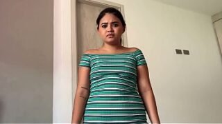 chubby hot latina beauty irina enjoying a hard bang session with her new lover