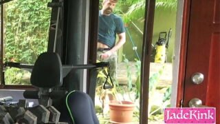 Daddy took me to bedroom from kitchen and creampied my wet pussy