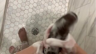 Horny Hot babe johanna listens to stepdad fuck her mom to sleep