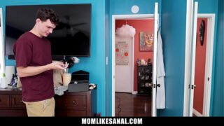 horny Stepson Is Already Whipping His Dick Out Ready to Fuck His Stepmom