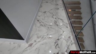 Hot babe Angela and her Stepsister Squezing the Boys Stick