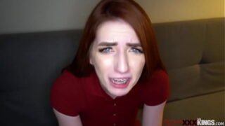 Hot babe lets horny boy friend fuck her wet pussy
