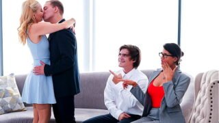 Hot milfs Penny Barber and bestie Getting Fucked by Each Others Stepsons